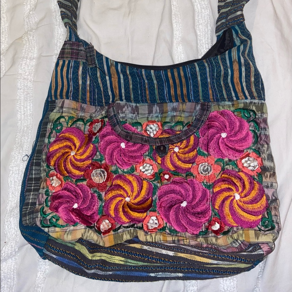 Bohemian shoulder bag. Authentic from Mexico